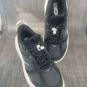 Hoka Black and Gray Athletic Shoes Performance Design